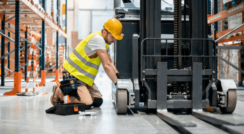 Imagem de empilhadeira